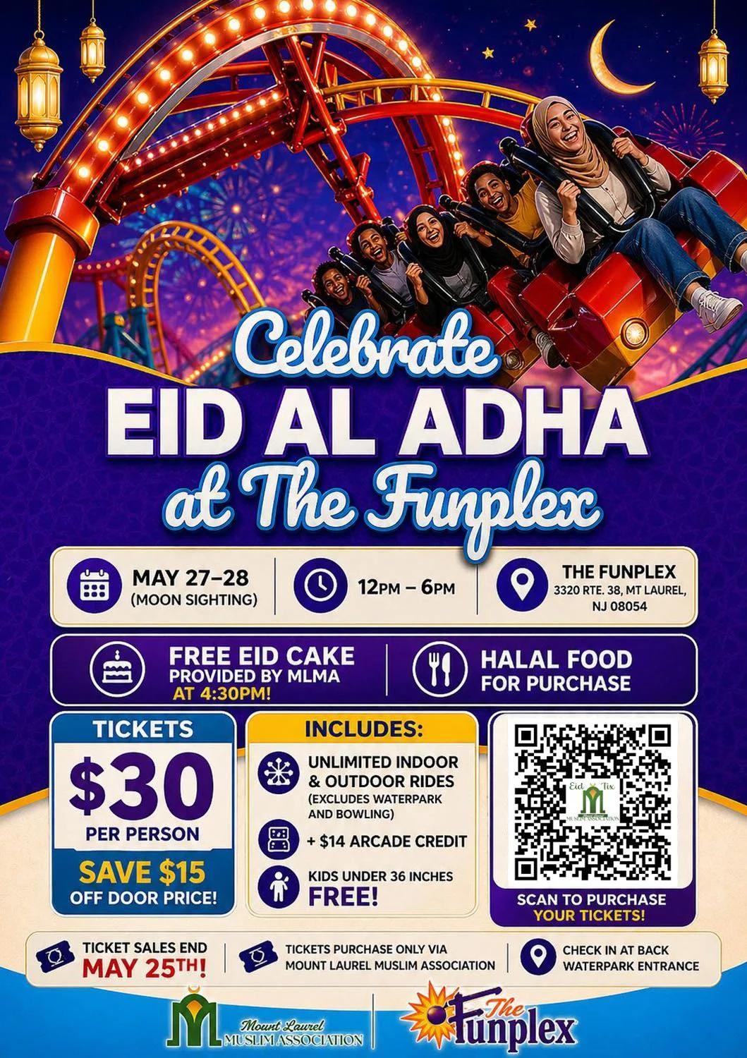 Mount Laurel Muslim Association's Eid Day at FunPlex